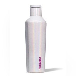 Corkcicle Iridescent White Bottle 16oz EUC